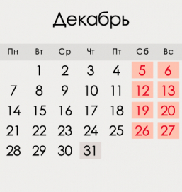 Во всех 85 субъектах РФ последний день года будет выходным